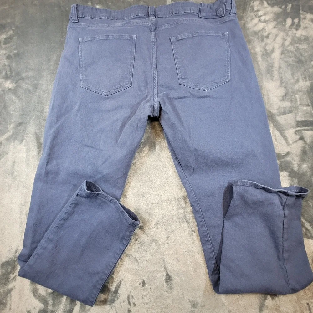 Ballin Modern Straight Leg Pants Mens 38x32 Blue Gray Cotton Stretch J7032VD877